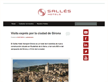 Tablet Screenshot of blog.salleshotels.com